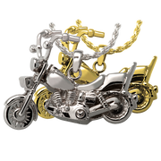 Motorcycle Keepsake Pendant Urn for Cremation Ash